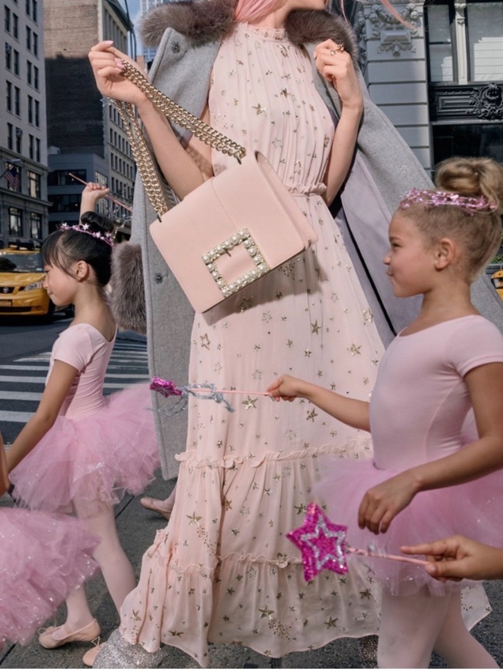 Kate Spade The Madison Avenue Collection Pink Star Amanda Dress, size 6